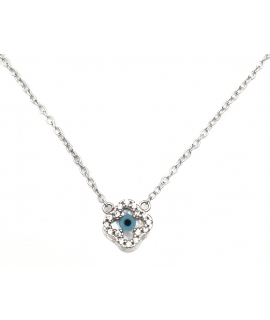 Necklace Silver 'Target' rosegold