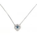 Necklace Silver 'Target' rosegold