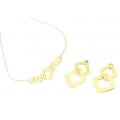 Necklace Silver "Synthetic Topaz"