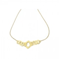 Necklace Silver "Synthetic Topaz"