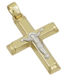 Cross Baptism gold K14
