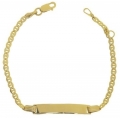 Child name Bracelet Gold 