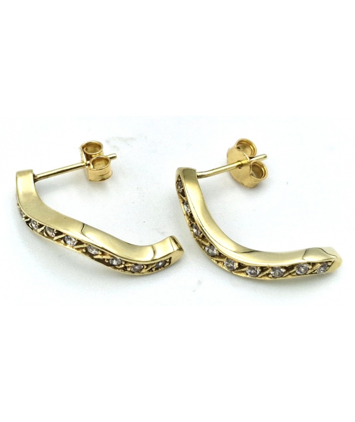 Earrings Gold "Ear climber"