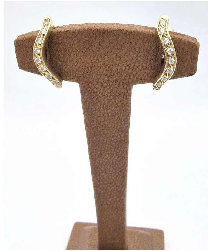 Earrings Gold "Ear climber"