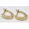 Earrings hoop Mini gold K14
