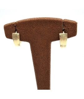 Earrings hoop gold K14  2