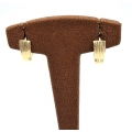 Earrings hoop gold K14 