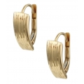 Earrings hoop gold K14 