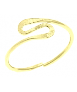 Ring Silver 925° for foot, waves