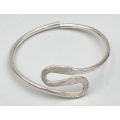 Ring Silver 925° for foot, waves
