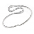 Ring Silver 925° for foot, waves