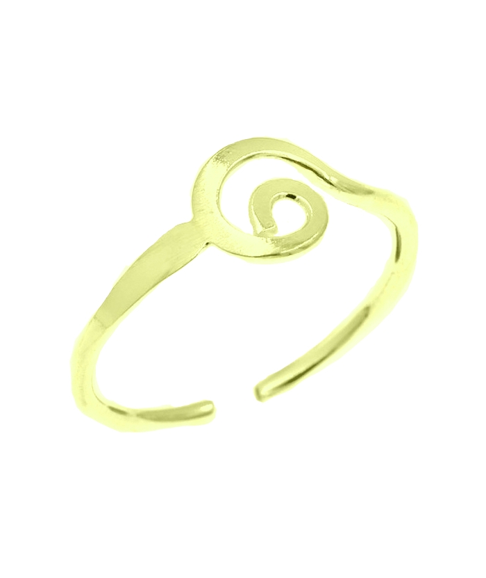 Ring Silver 925° for foot, Spira