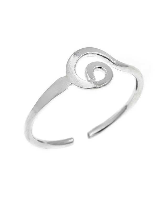 Ring Silver 925° for foot, Spira