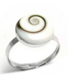 Ring Silver 925° "Eye of sea"