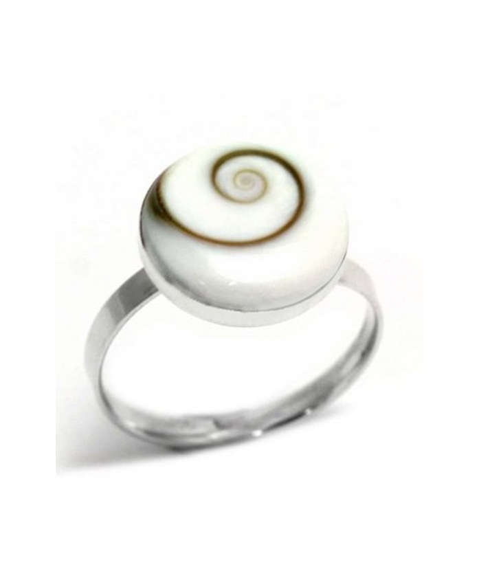 Ring Silver 925° "Eye of sea"