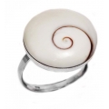 Ring Silver 925° "Eye of sea"