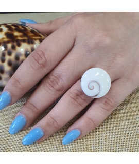 Ring Silver 925° "Eye of sea" 2