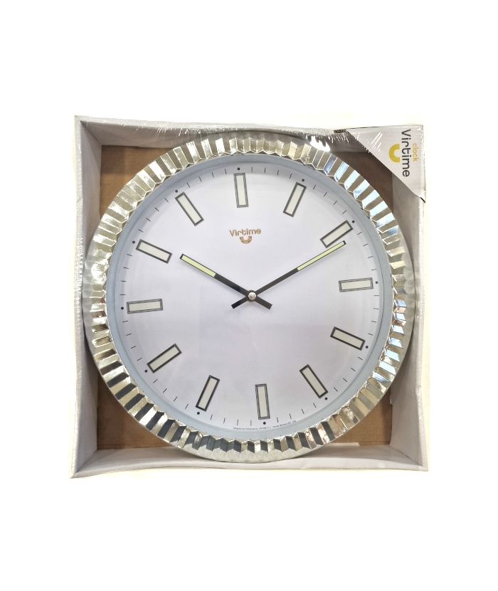 Ρολόι Τοίχου VIRTIME 1838-00 Πλαστικό 40cm