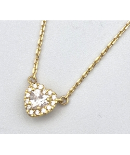 Necklace Gold K14 with rubin 2