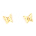 Σκουλαρίκια Χρυσά Κ14 "Πεταλούδες"