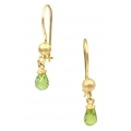 Earrings hanging gold K14 tears