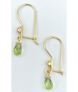 Earrings hanging gold K14 tears 2