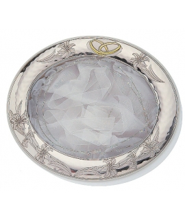 Silver 925° wedding crown case XL 29x23cm
