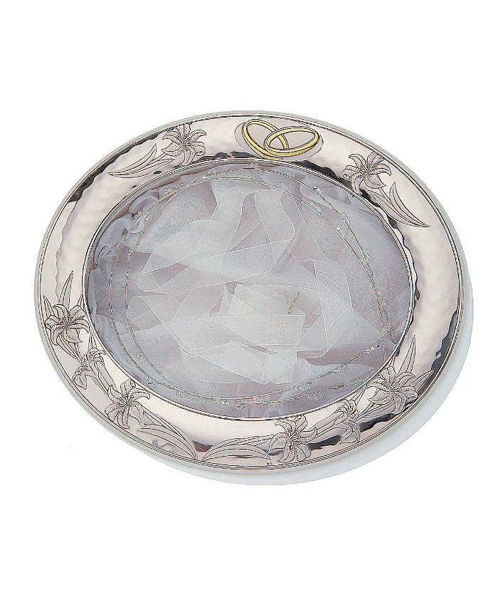Silver 925° wedding crown case XL 29x23cm
