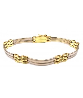 Bracelet gold K14 'full'