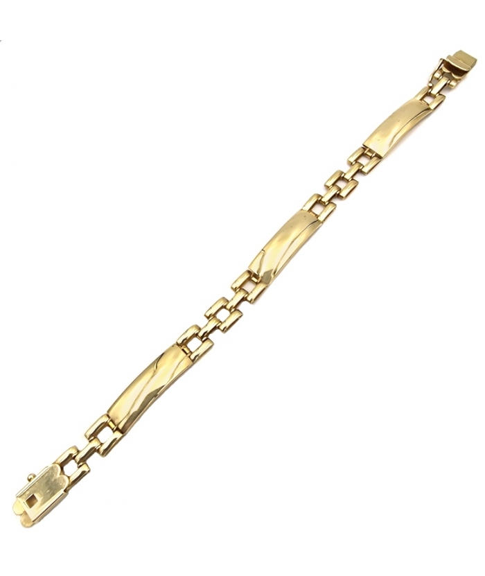 Bracelet gold K14 'full'