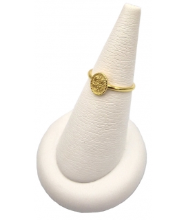 Ring gold K14 with konstantinato 2