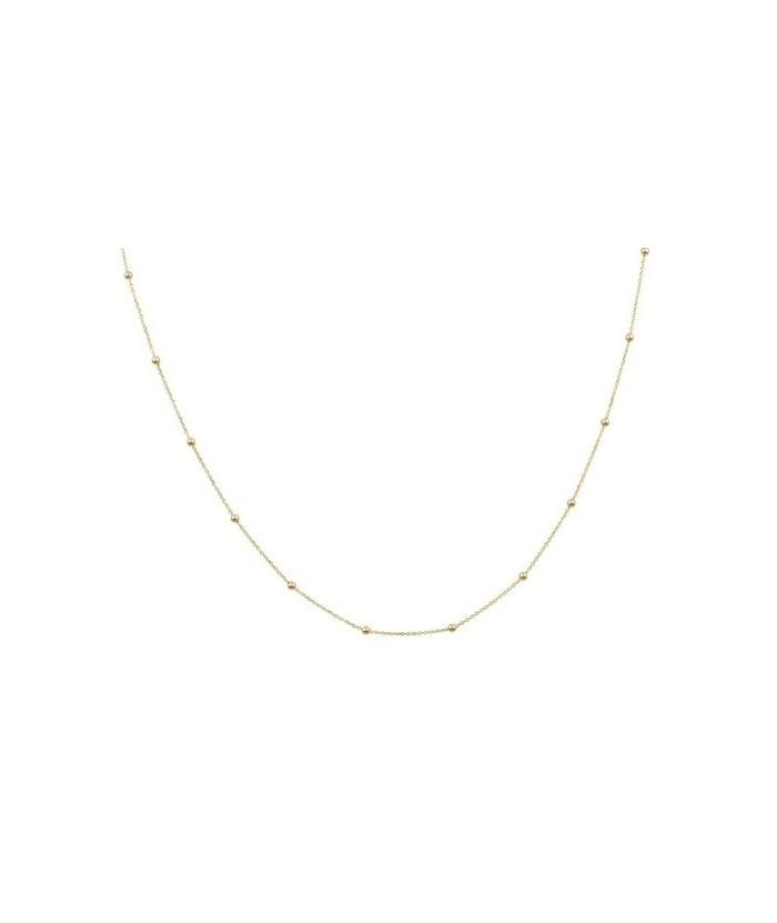 Necklace Gold K14 Balls