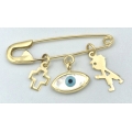 Child Pendant Gold for boy