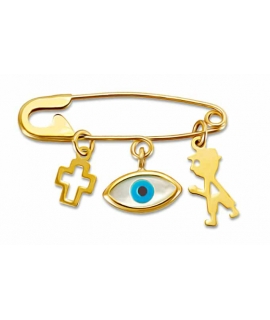 Child Pendant Gold for boy