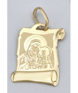 Child Pendant Gold K9