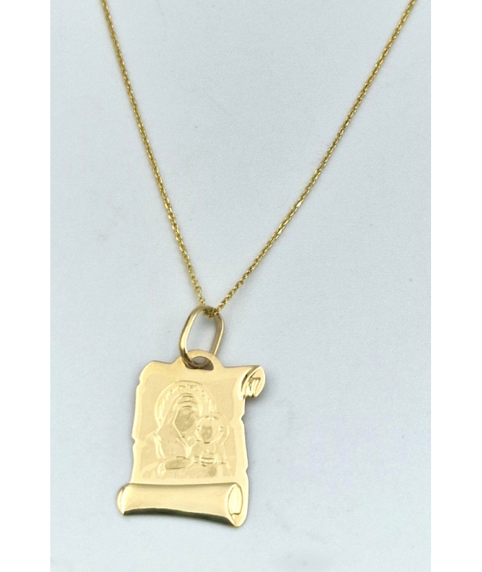 Child Pendant Gold K9