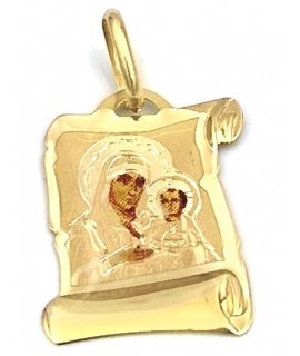 Child Pendant Gold K9
