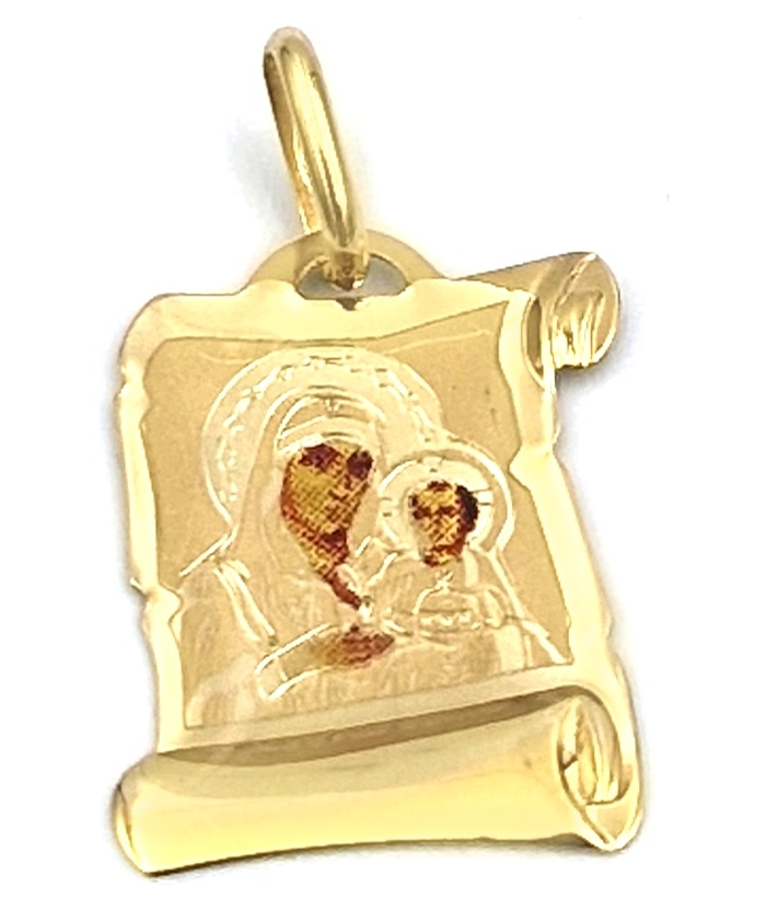 Child Pendant Gold K9