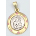 Child Pendant Gold K9 twin color