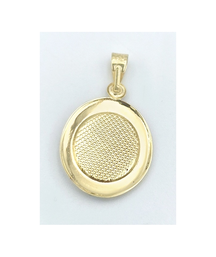 Child Pendant Gold K9 twin color