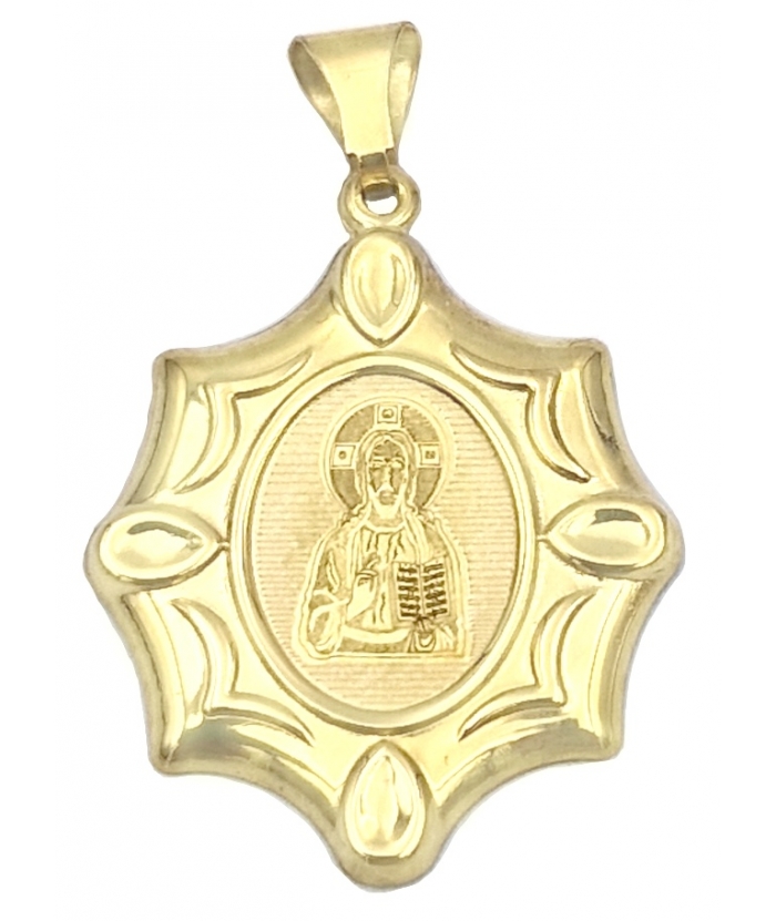 Child Pendant Gold Κ9 Jesus