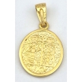 Pendant gold K9