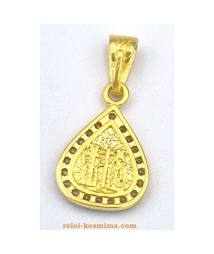 Pendant Gold Κ9 mini macif
