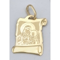 Child Pendant Gold K9