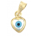 Pendant Gold K9 Eye mini