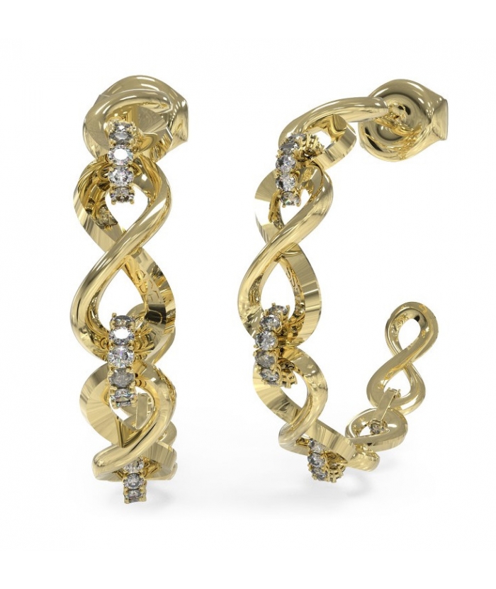 Earring Guess JUBE03267JWRHT 30mm