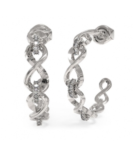 Earring Guess JUBE03267JWRHT 30mm