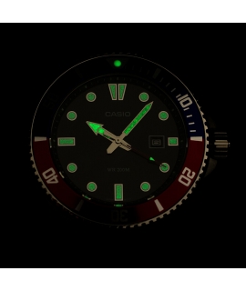 CASIO MDV-107D-3AVEF Πράσινο Diver 2