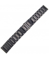 Watch Bracelet  22mm Black Inox Tzevelion B12