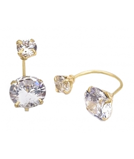 Earrings gold K14 ER2918